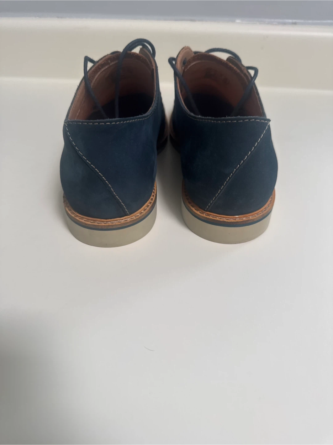 Clarks Blue Leather Dress Shoes - photo 4