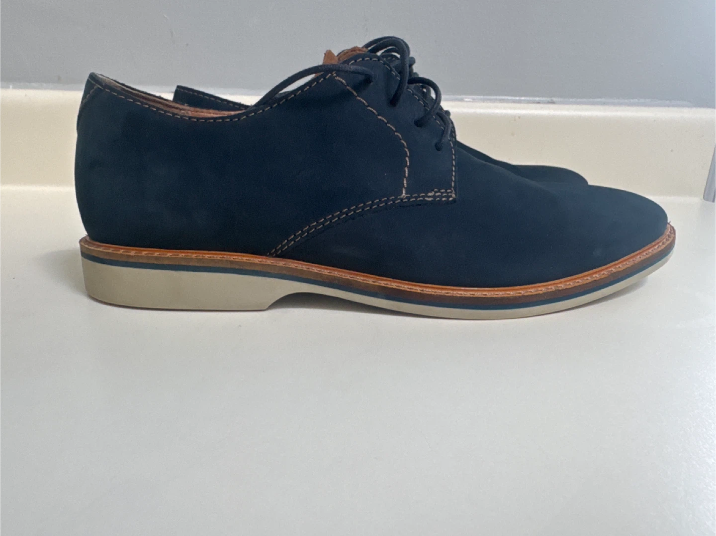 Clarks Blue Leather Dress Shoes - photo 2
