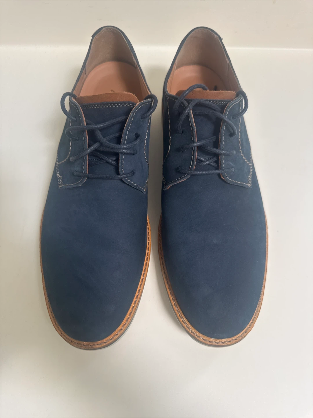 Clarks Blue Leather Dress Shoes - photo 3