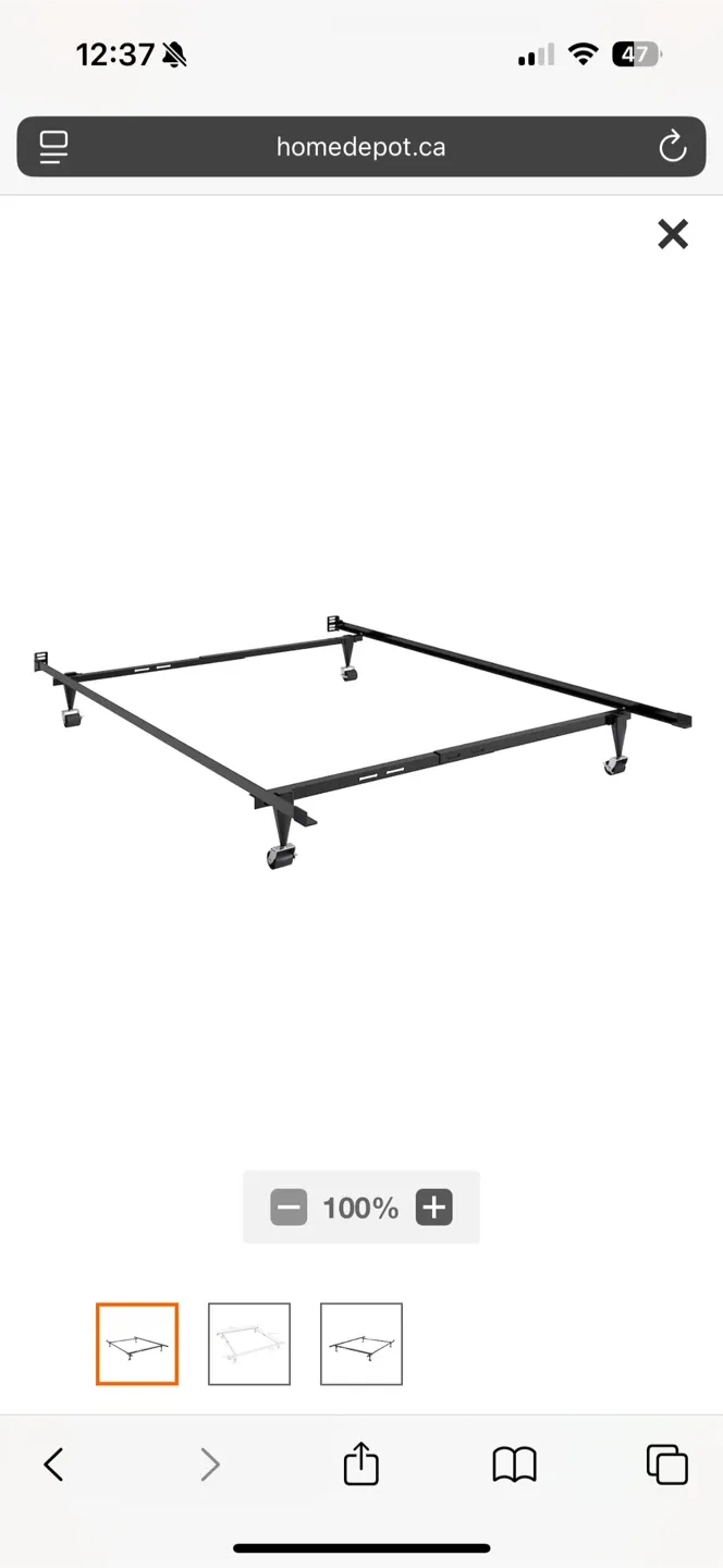 Bed Frame - Black image indicator(2)