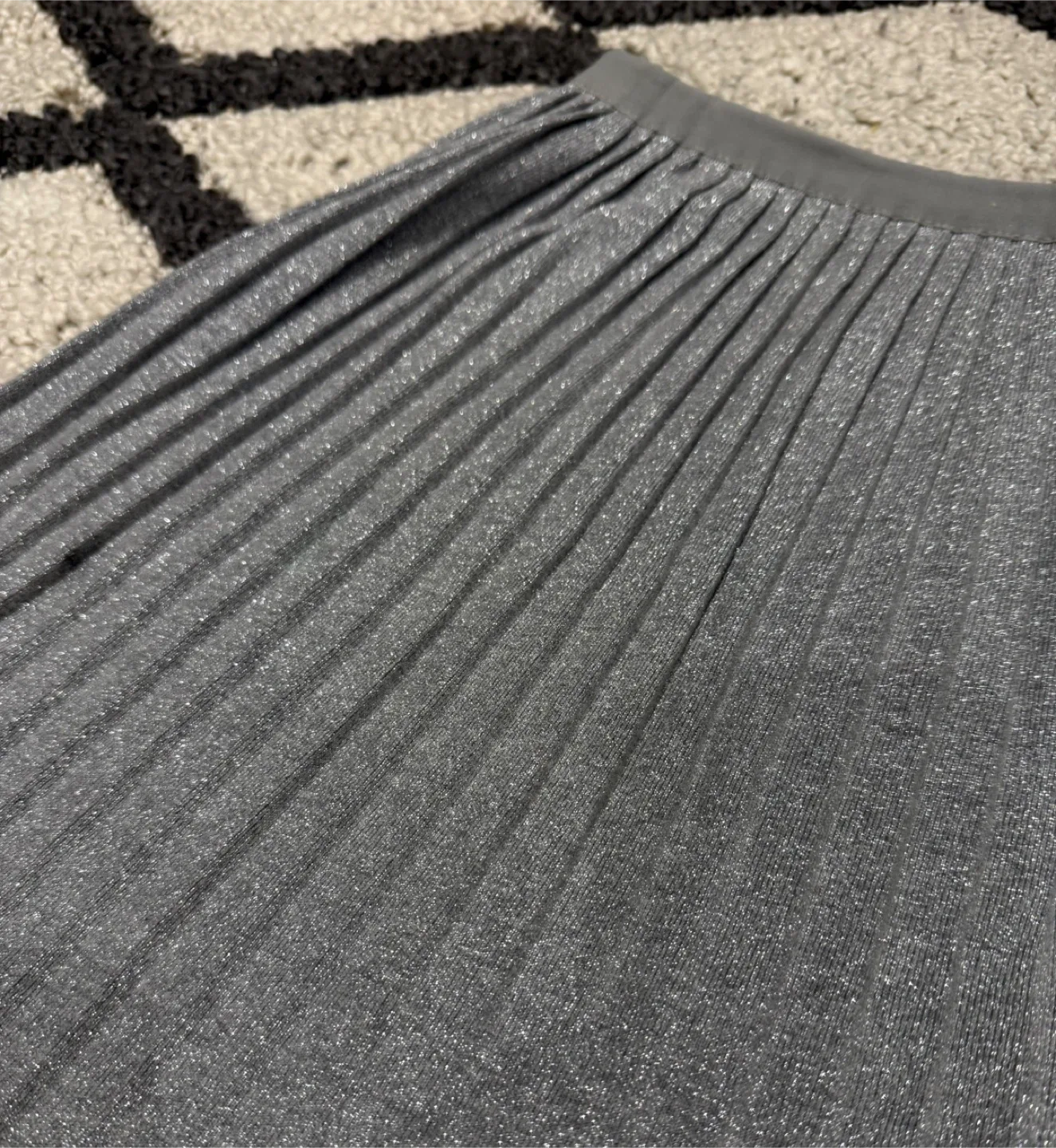 Joe Fresh Kids Silver Skirt - Size M (7-8) thumbnail