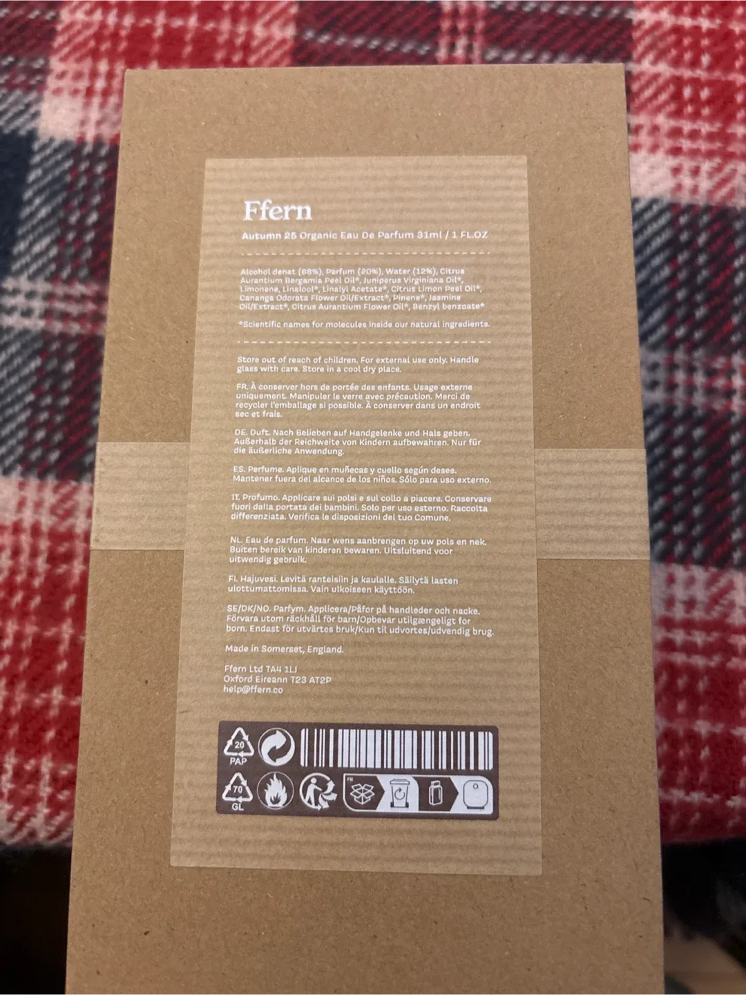 Ffern Autumn 25 Organic Eau de Parfum 31ml image indicator(4)