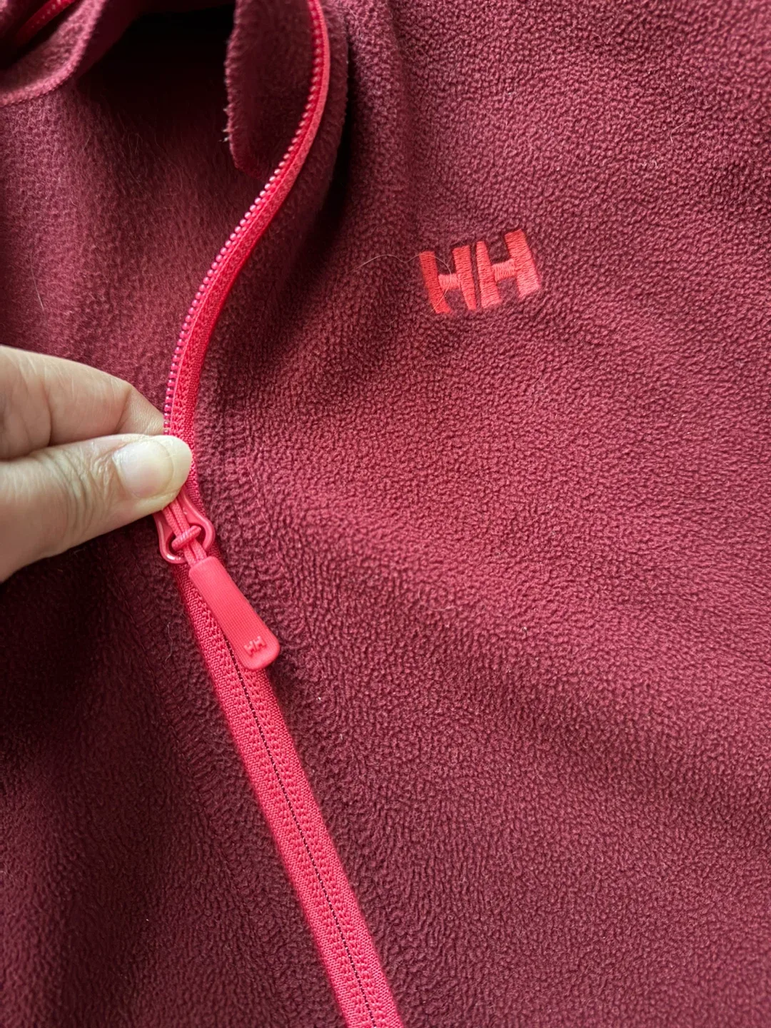 Helly Hansen Fleece Jacket - Size L - Burgundy image indicator(4)