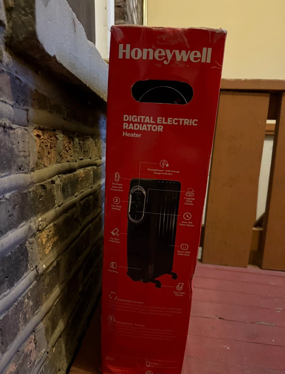 Honeywell Digital Electric Radiator Heater - photo 3