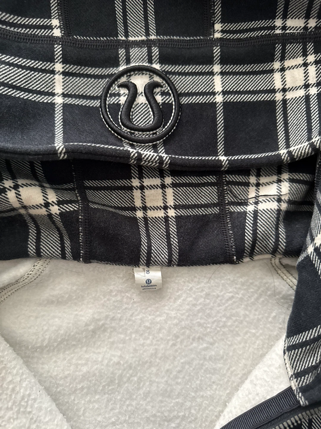 Lululemon Scuba Hoodie - Plaid, Size 8 - photo 5