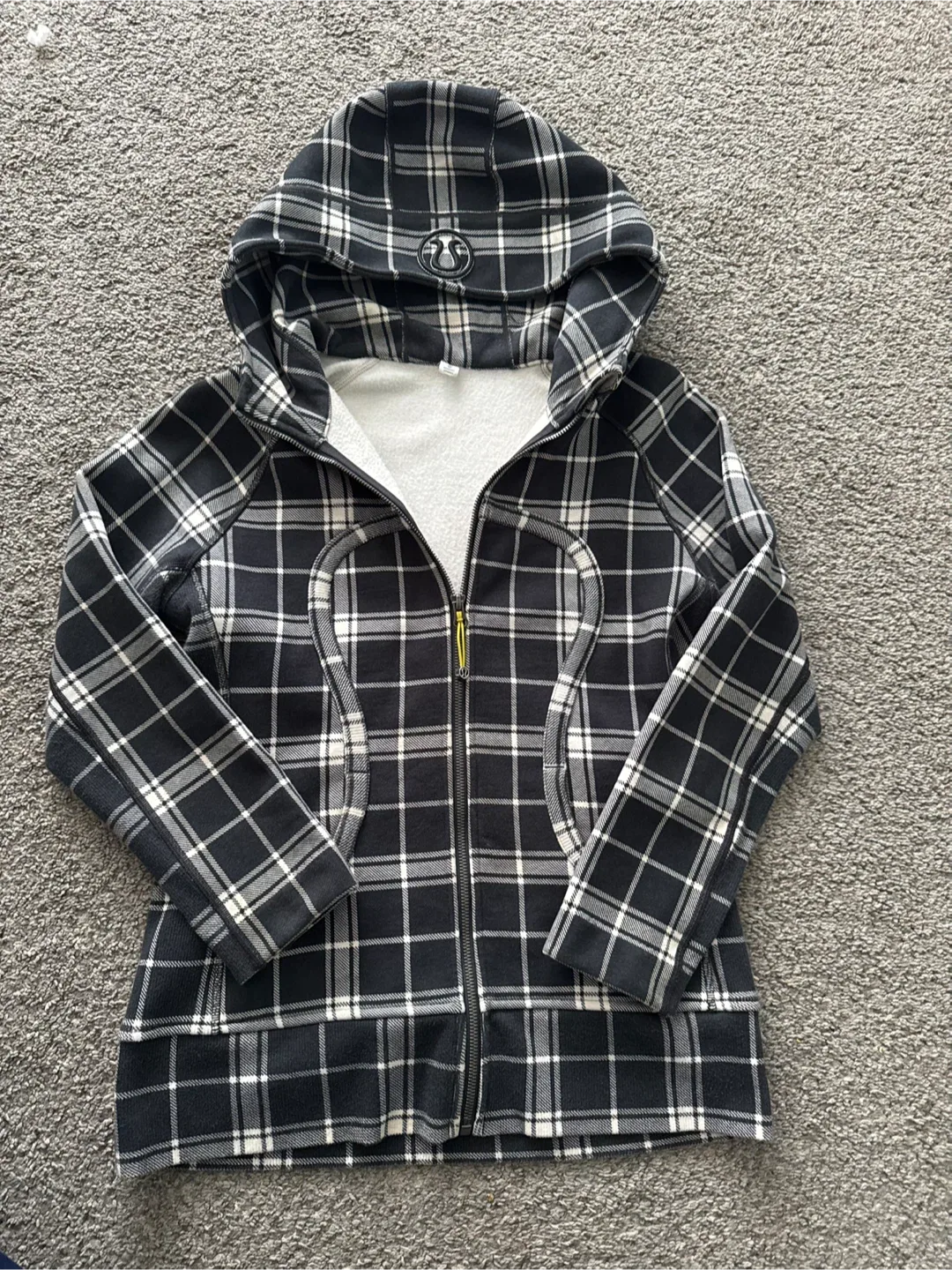 Lululemon Scuba Hoodie - Plaid, Size 8 image indicator(2)