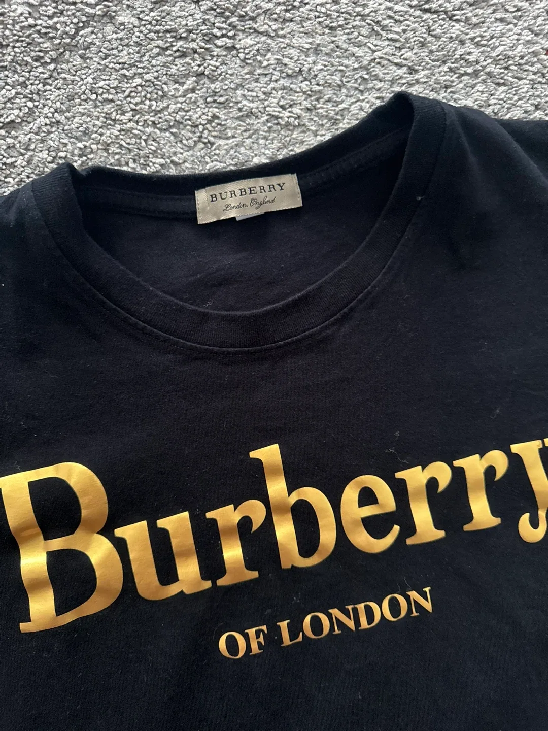 Burberry of London Black T-Shirt image indicator(4)