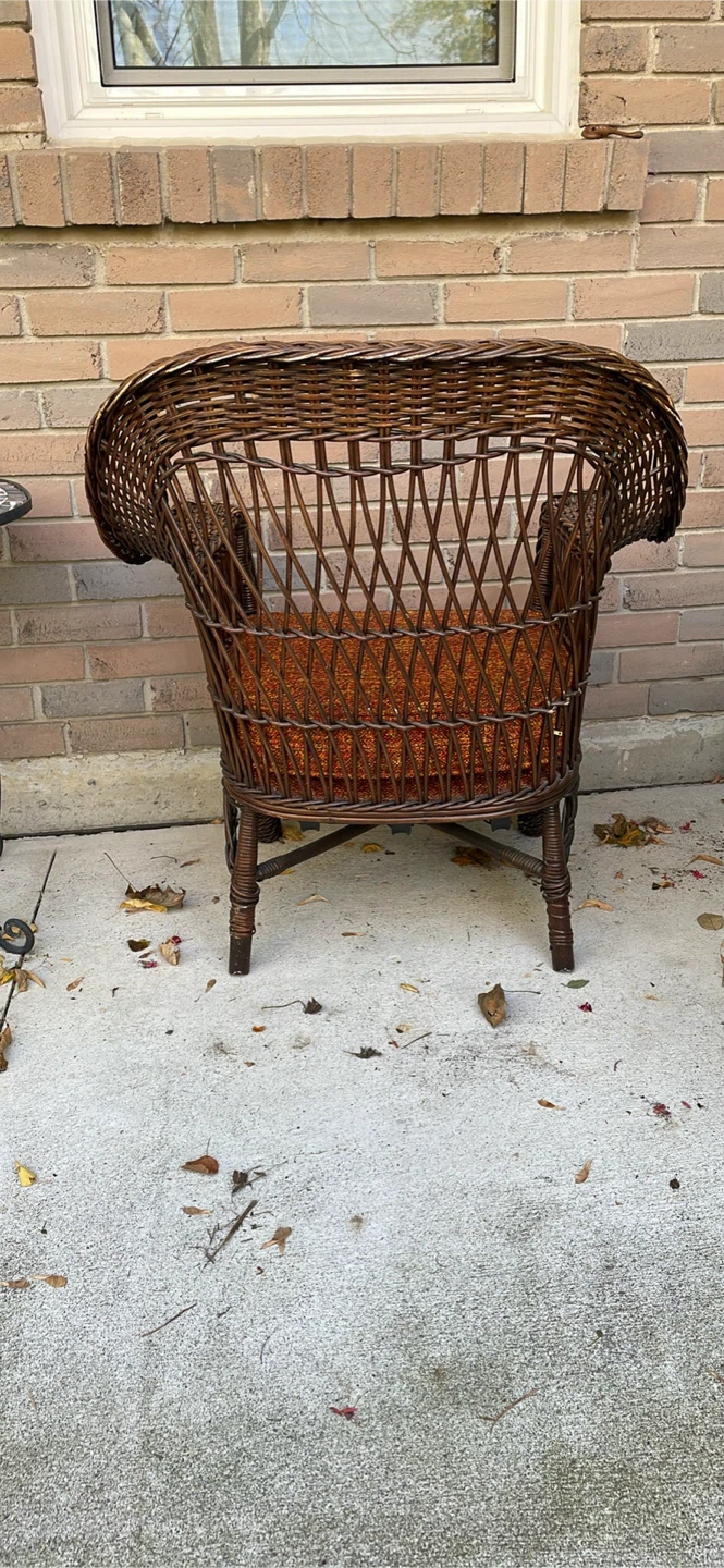 Wicker Armchair with Cushion - photo 4