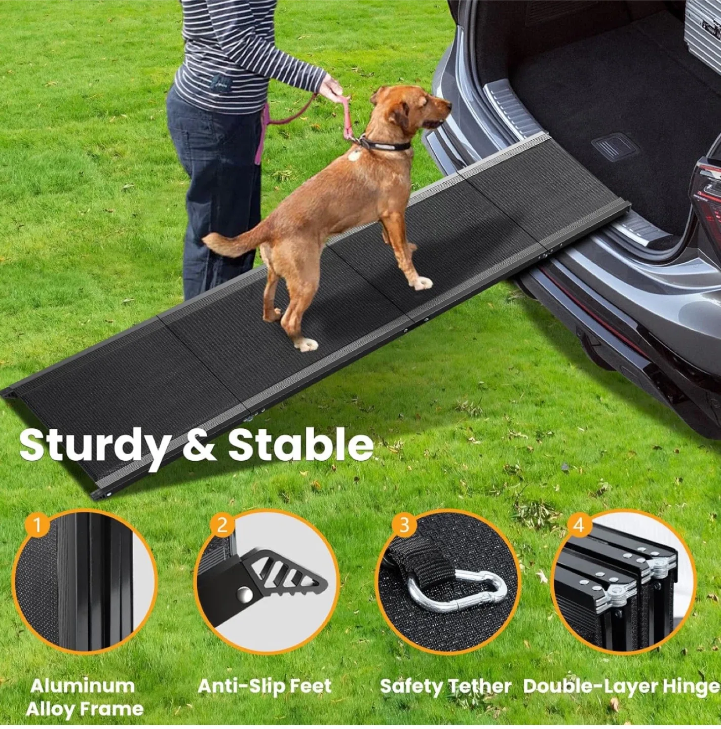 Palatala Dog Ramp for car - Brand new image indicator(3)
