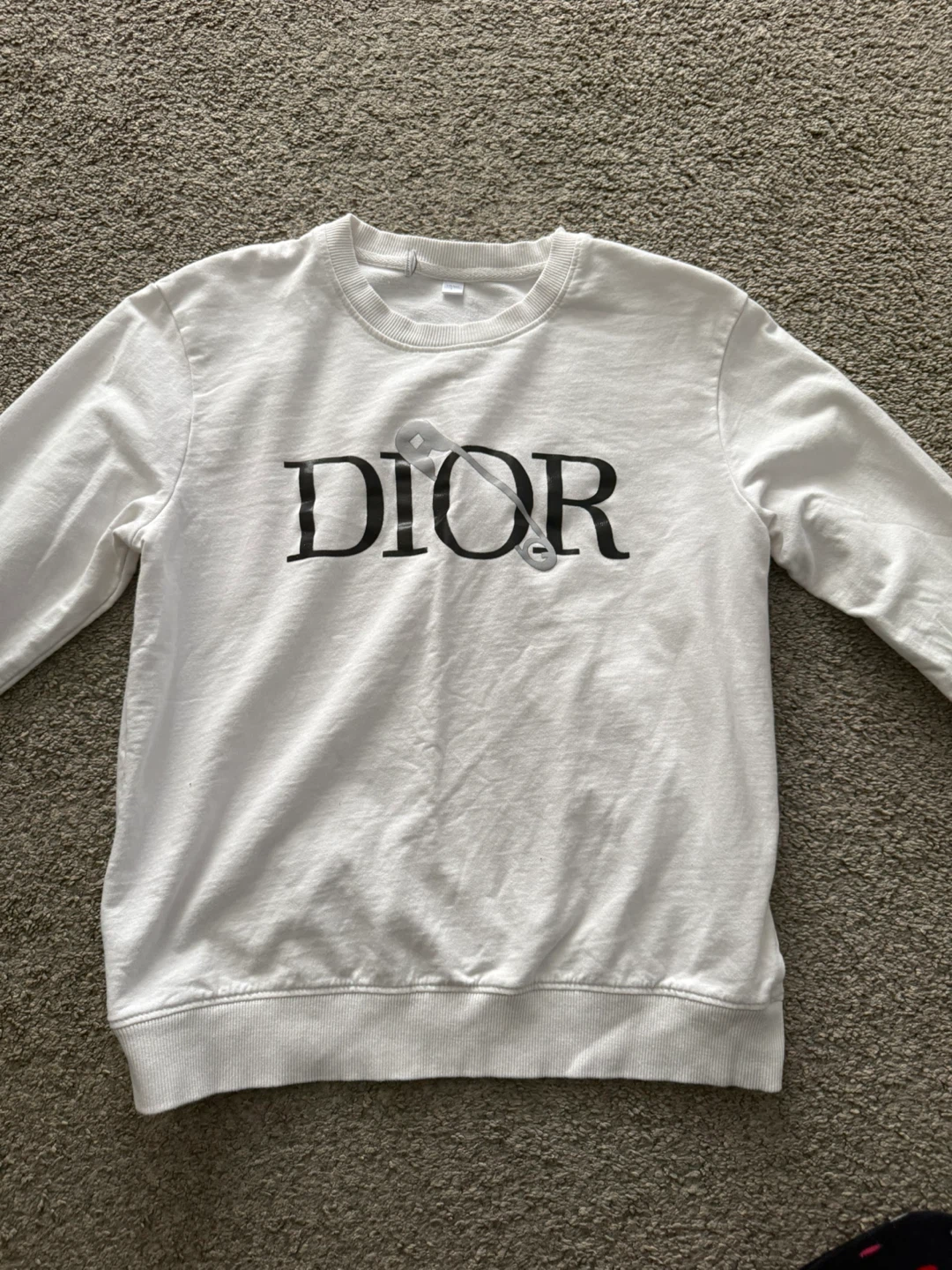Dior White Sweatshirt