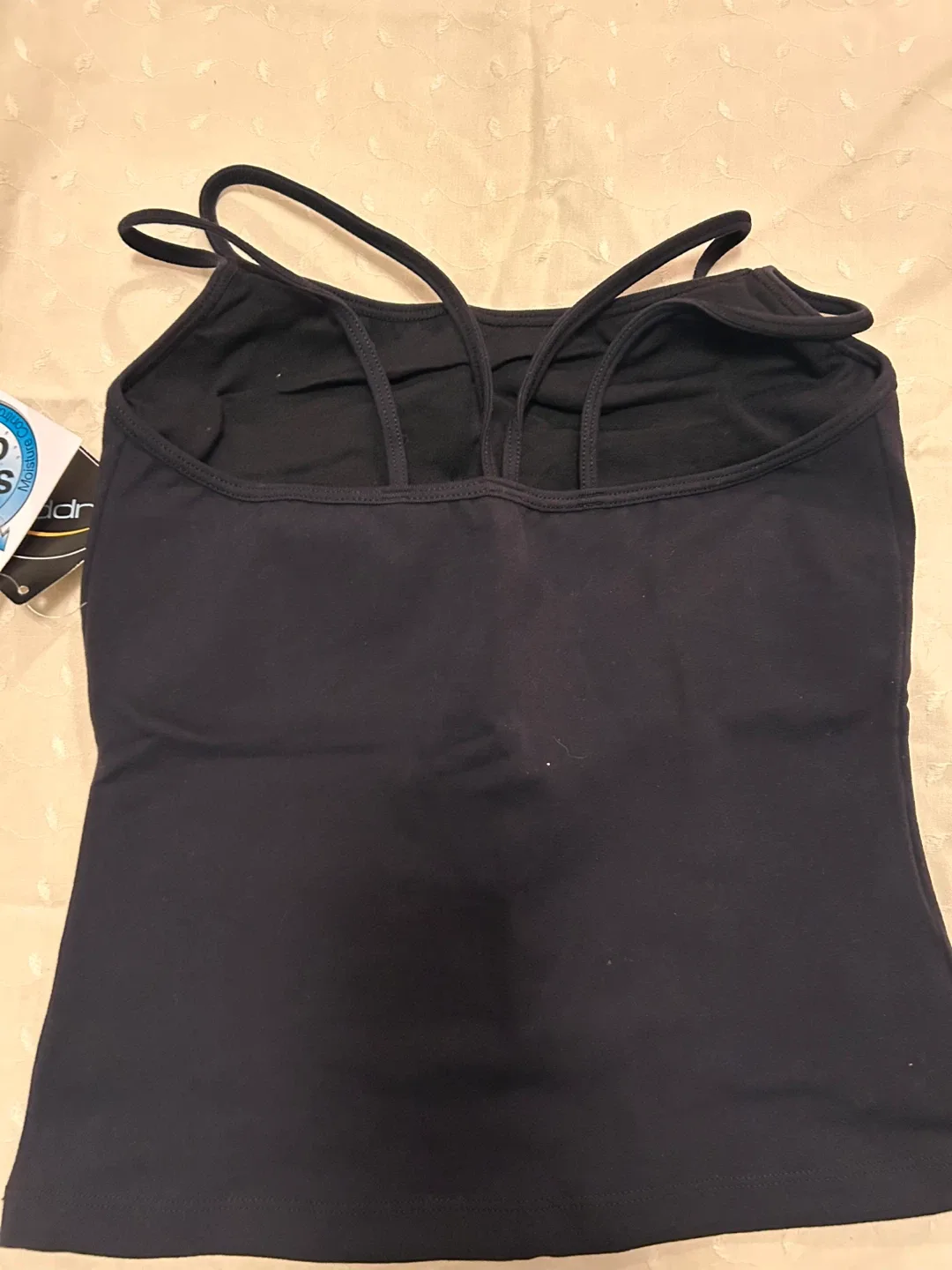 New Nina Bucci Black Workout Tank Top - Size Small image indicator(2)