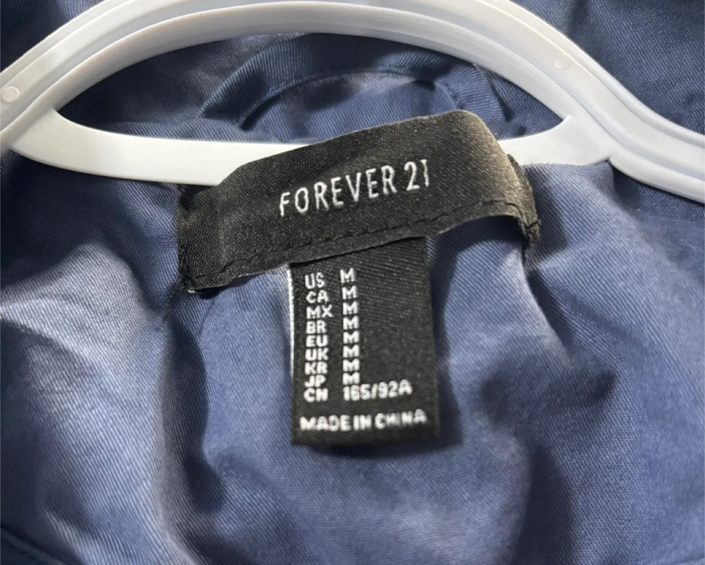 Forever 21 Blue Utility Parka (Medium) image indicator(4)