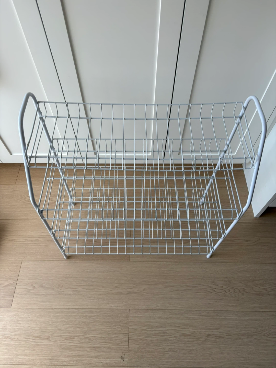 White Wire Shelf Rack