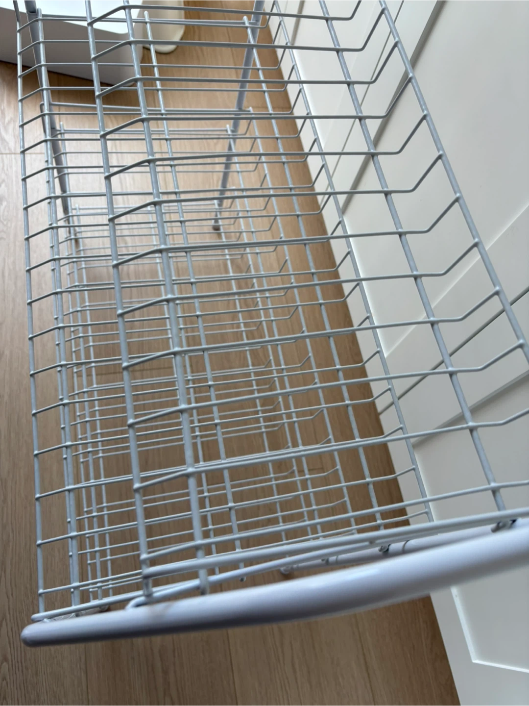 White Wire Shelf Rack - photo 3