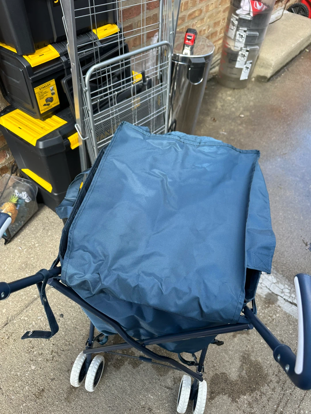 Wonder Cart Folding Shopping Cart - Blue - photo 4