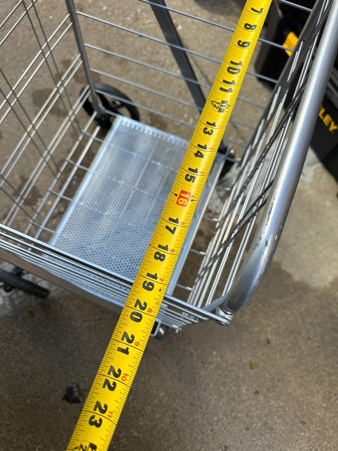 Metal Shopping Cart - 42" Height - photo 3