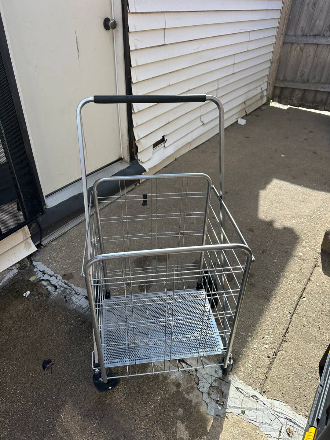 Metal Shopping Cart - 42" Height