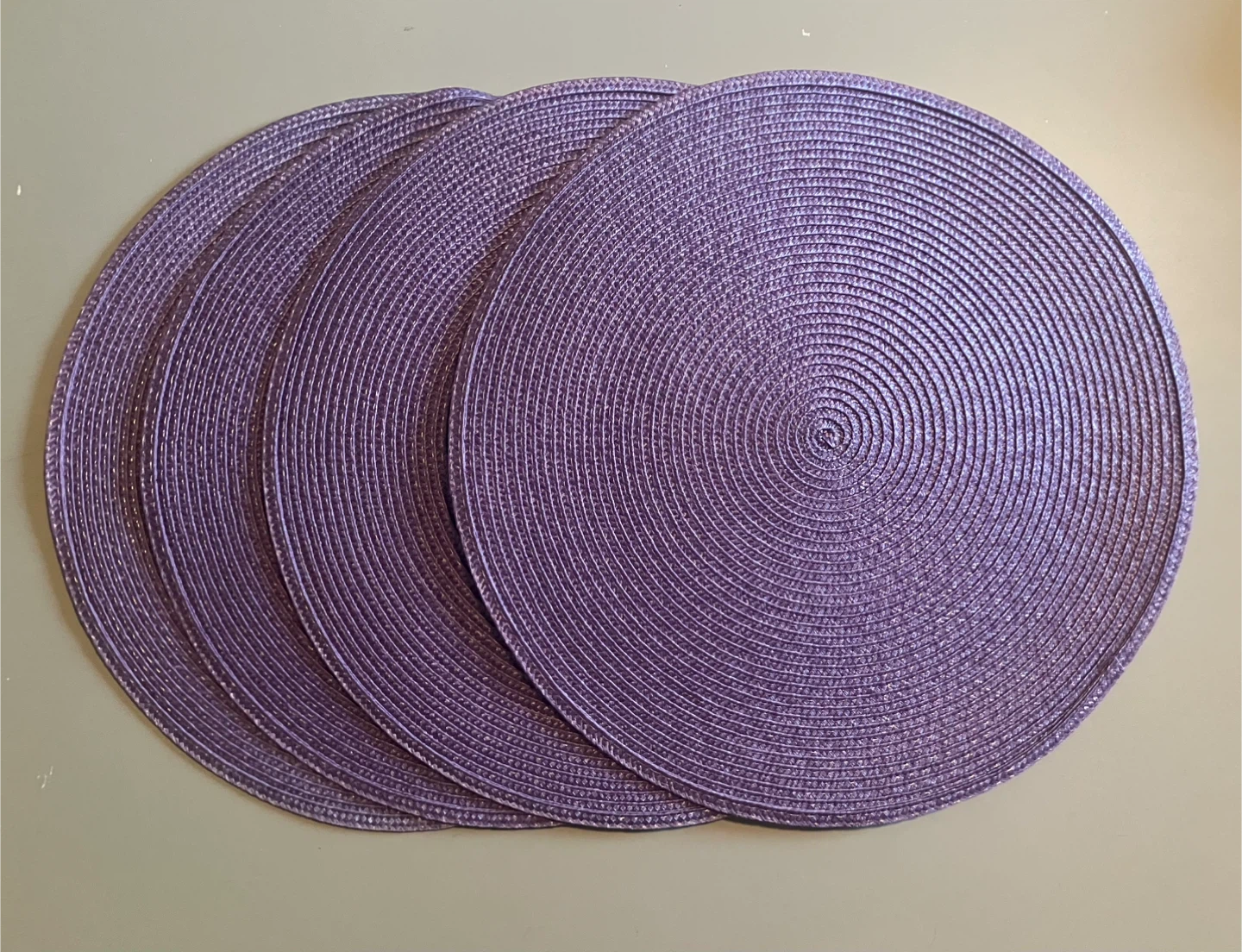Round Woven Placemats - Set of 4 - photo 5
