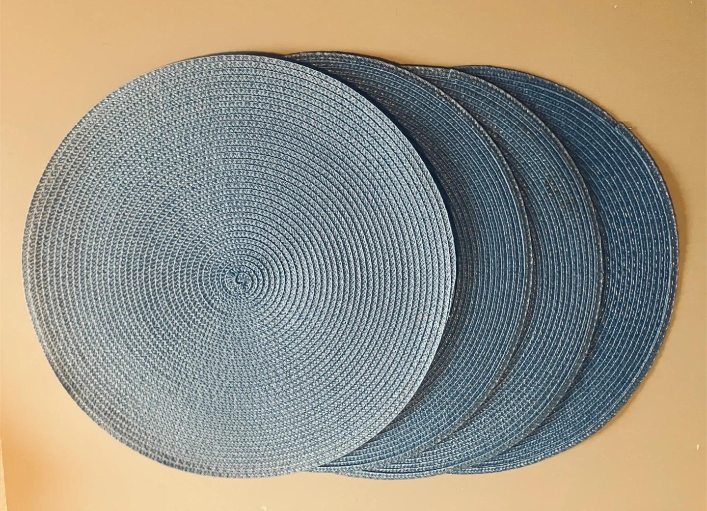 Round Woven Placemats - Set of 4 - photo 3