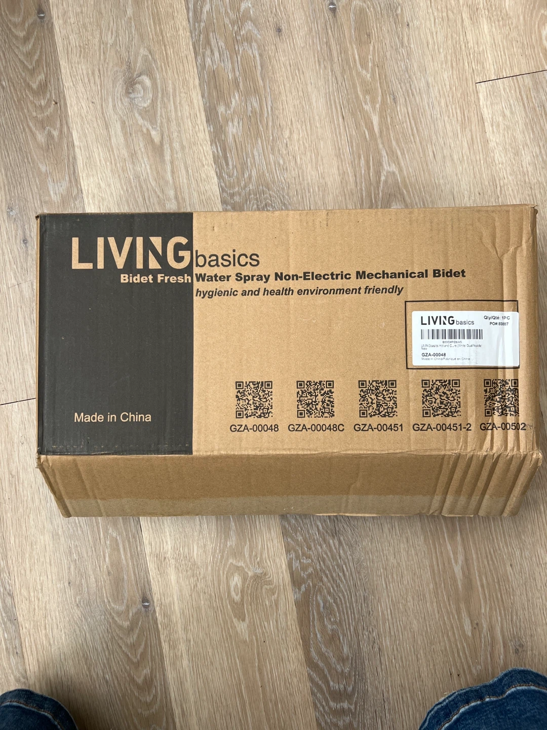 New Livingbasics Bidet Fresh Water Spray