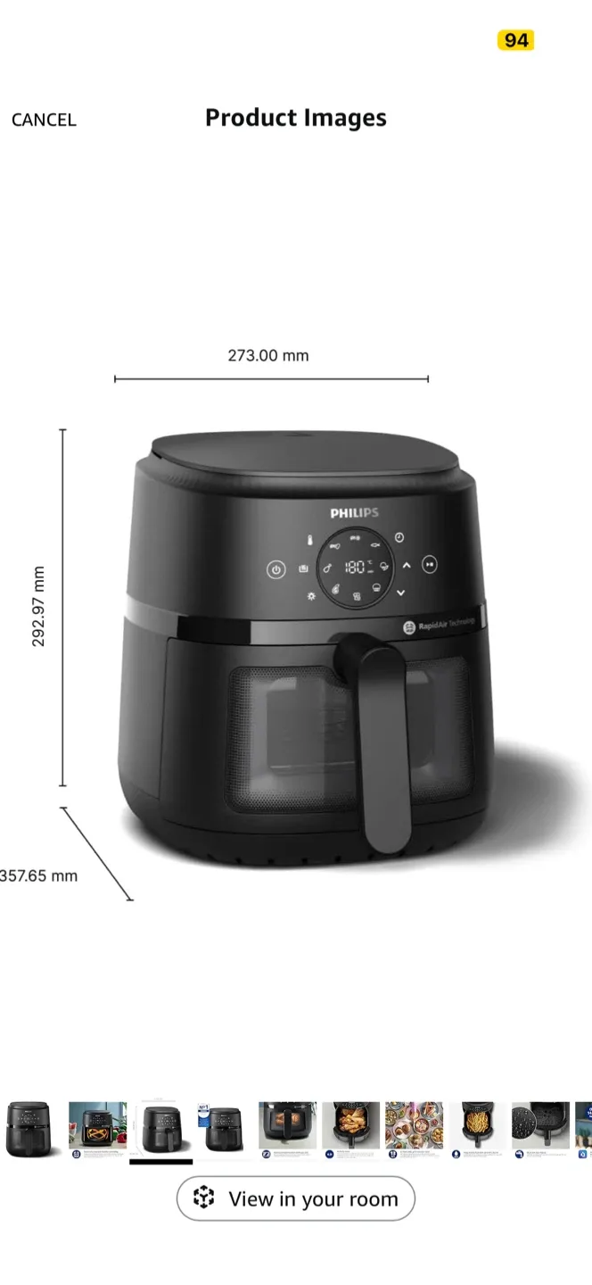 MOVING SALE! Philips Air Fryer (4.4qt) image indicator(4)