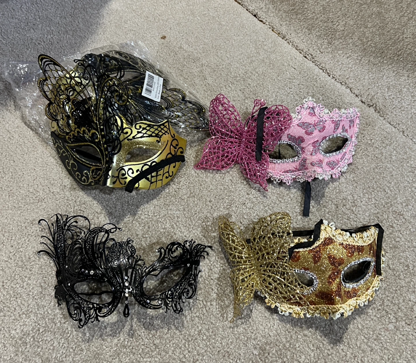 $10 Each Masquerade Masks