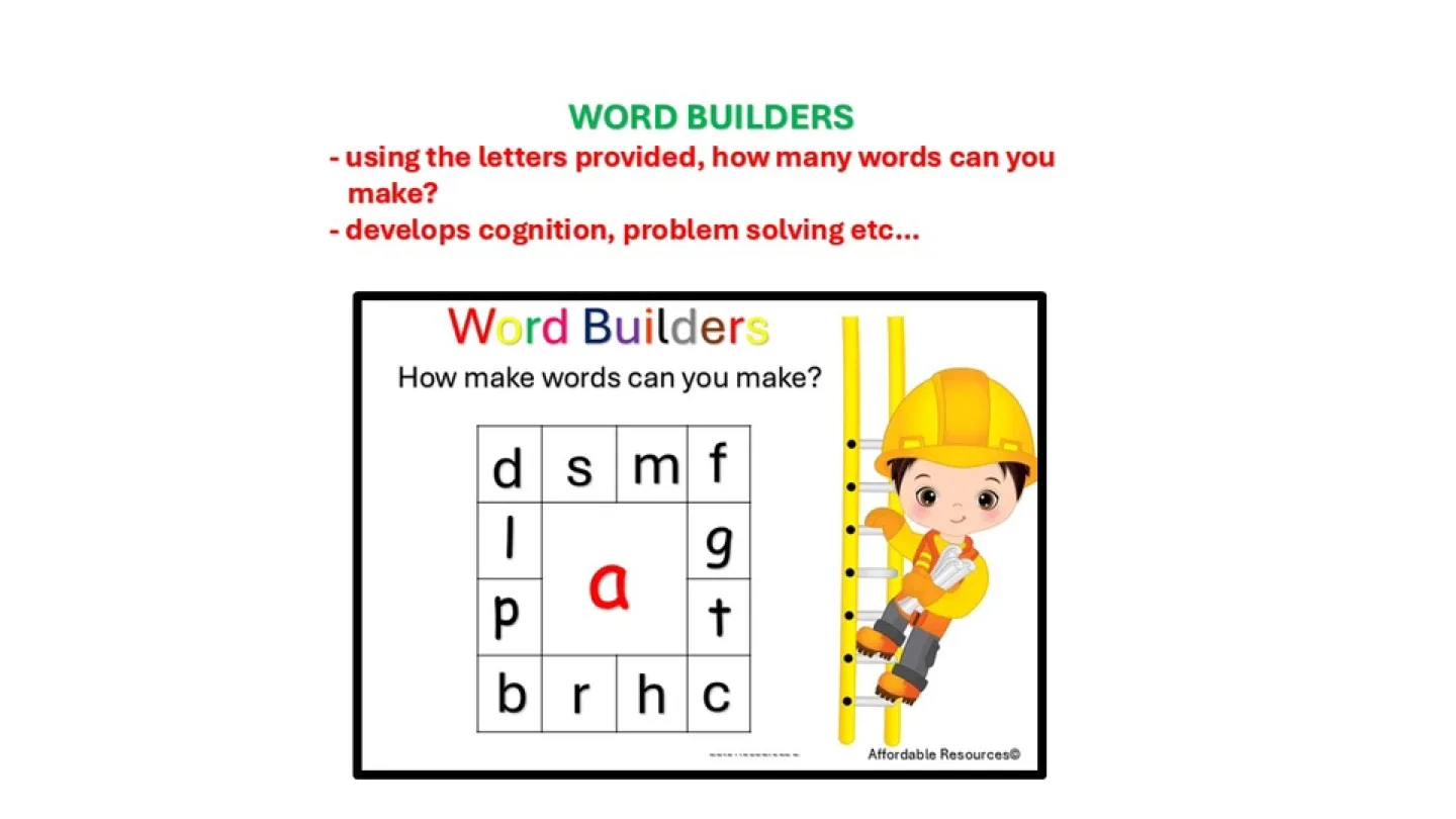 Word Builder Cards thumbnail