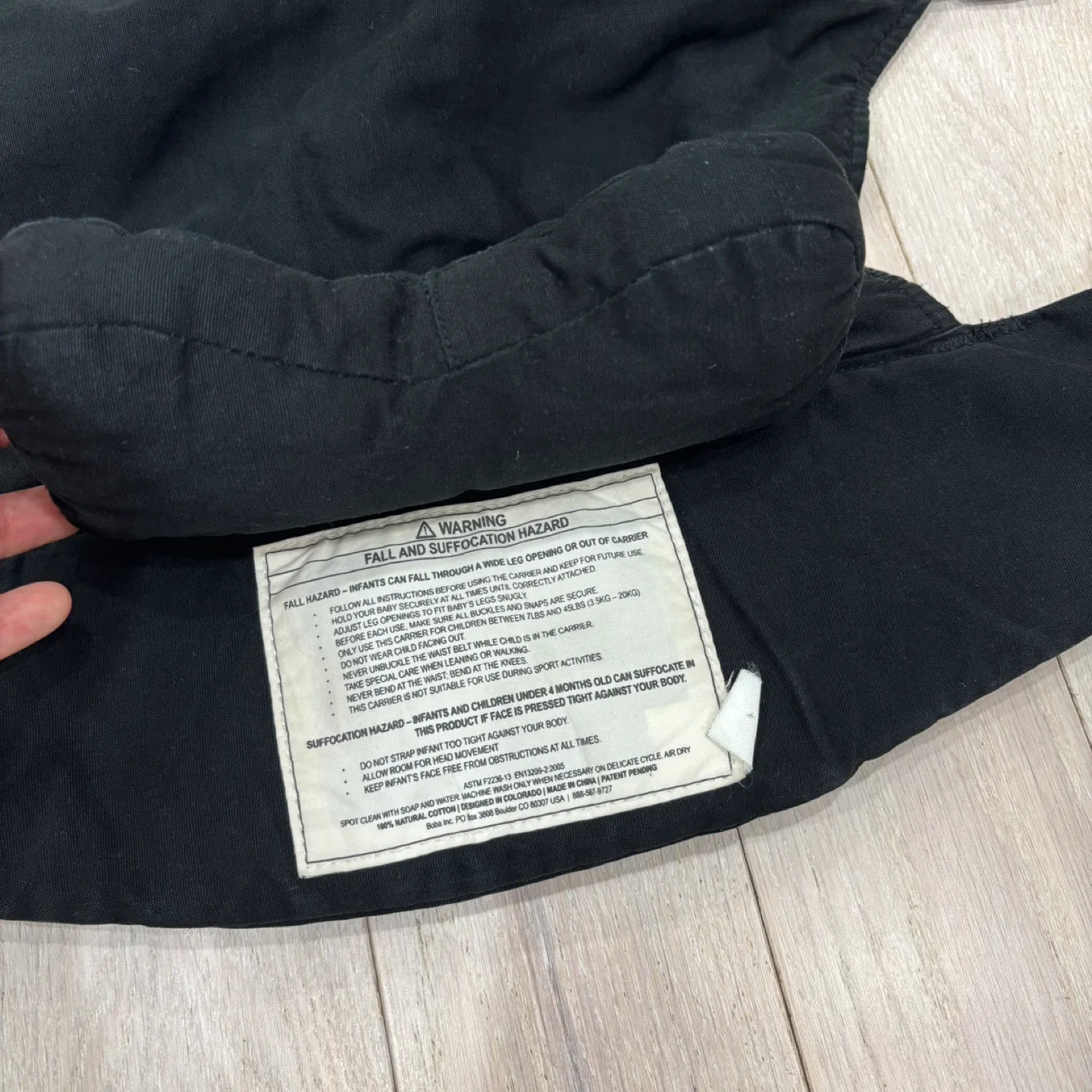 Boba 4G Baby Carrier Black 7-45 Pounds image indicator(6)