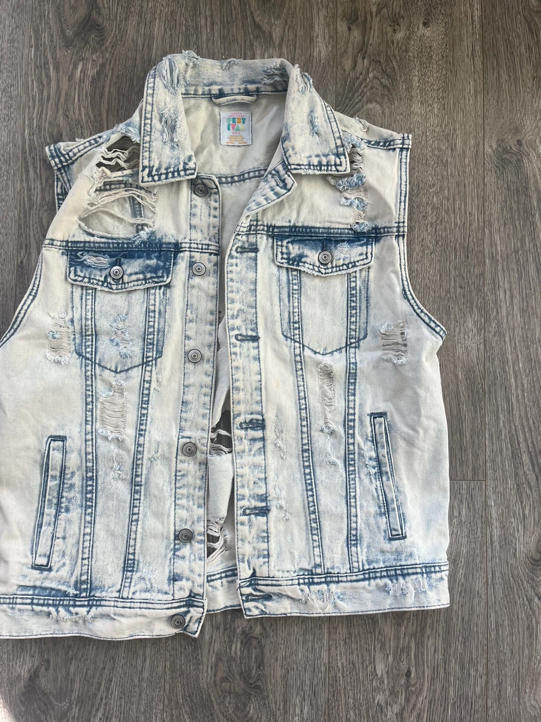 Men’s Urban Heritage Denim Vest - Size S