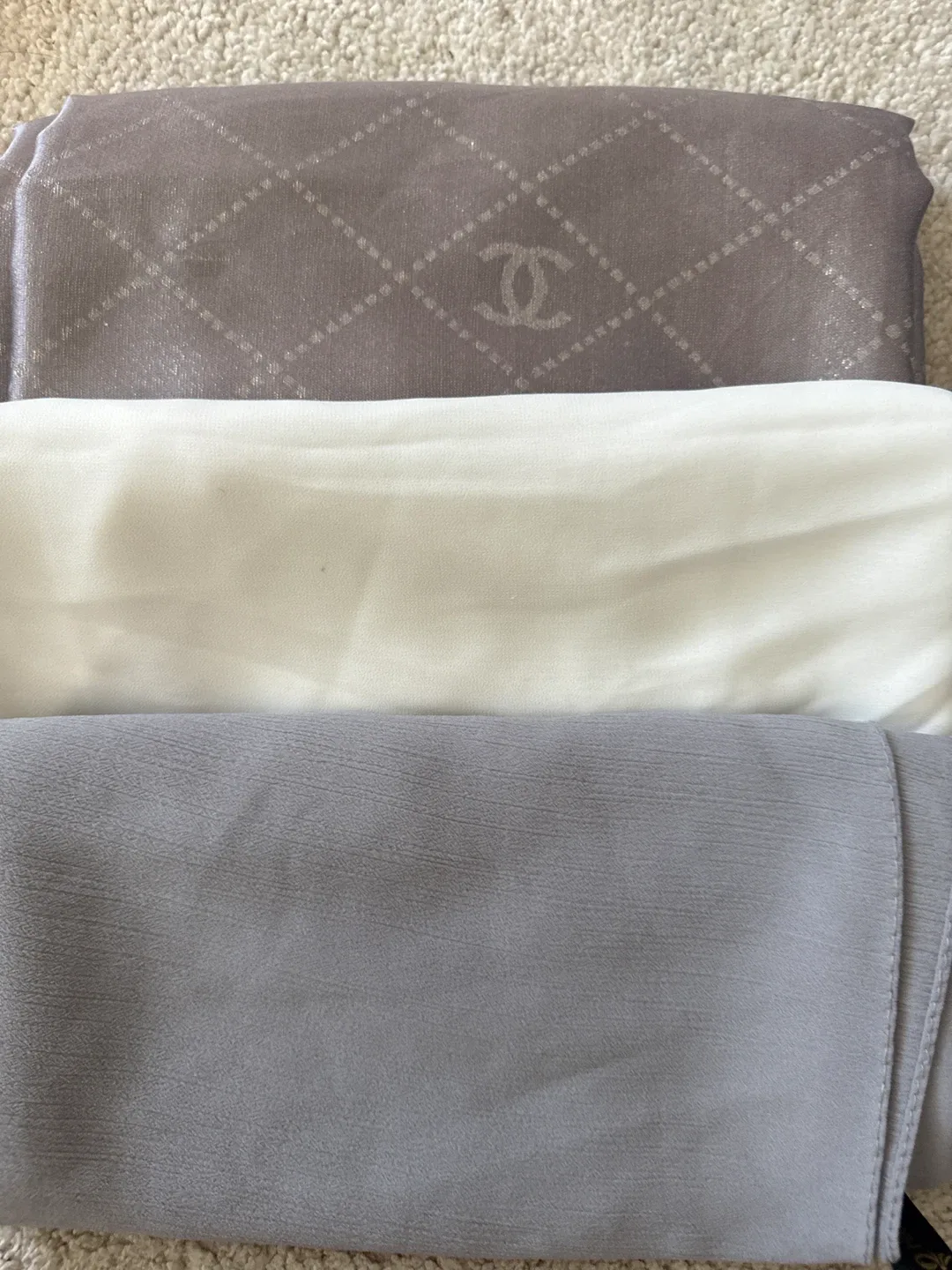 Chanel Scarves - Set of 3