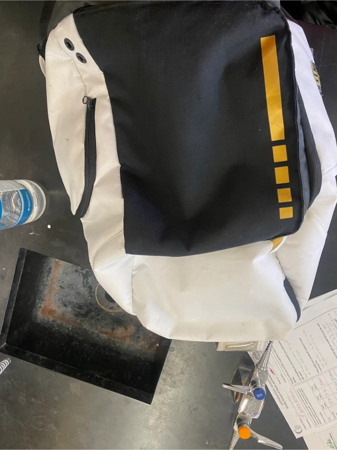 Black and White Backpack