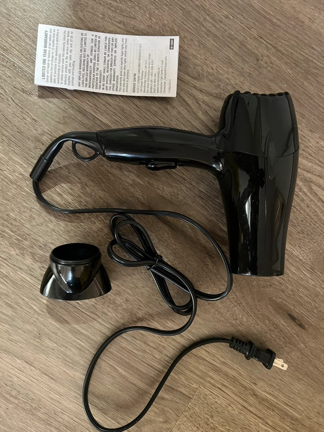 Conair 1875 Watt Hair Dryer - Like New! - photo 2