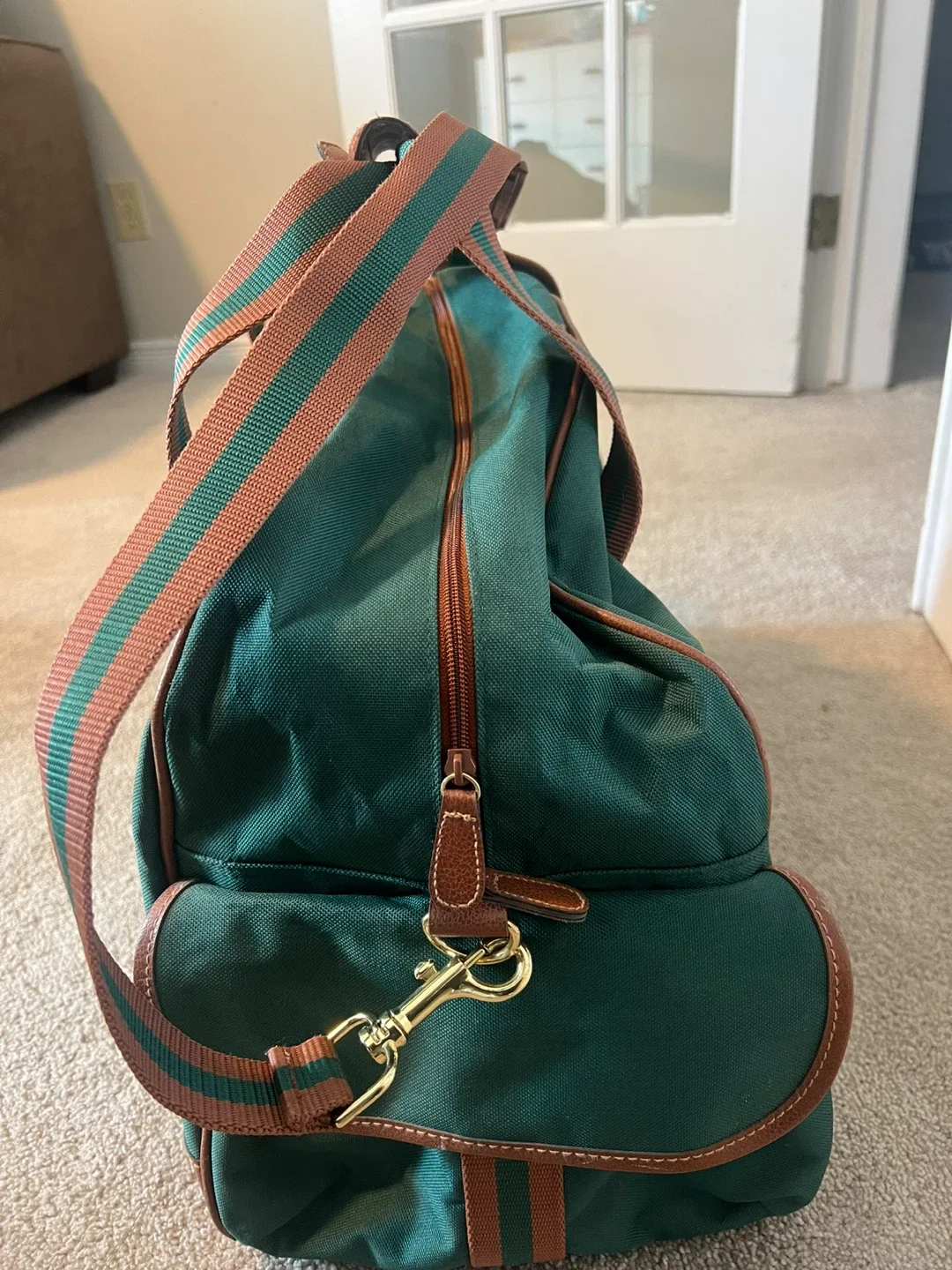 Original Polo Ralph Lauren Travel Bag – Green Canvas image indicator(3)