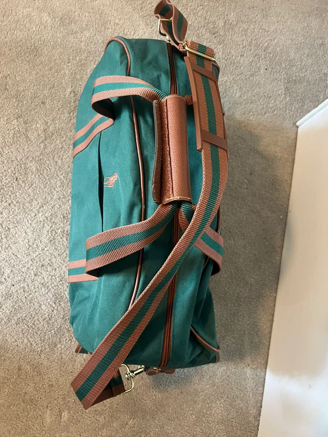 Original Polo Ralph Lauren Travel Bag – Green Canvas image indicator(2)