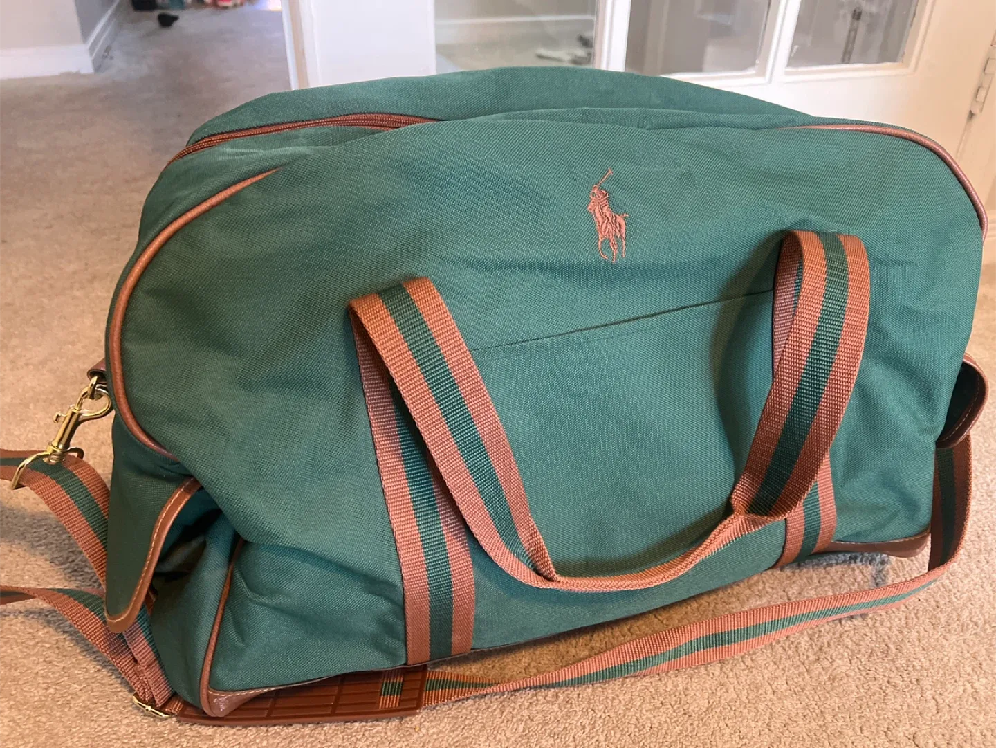 Original Polo Ralph Lauren Travel Bag – Green Canvas