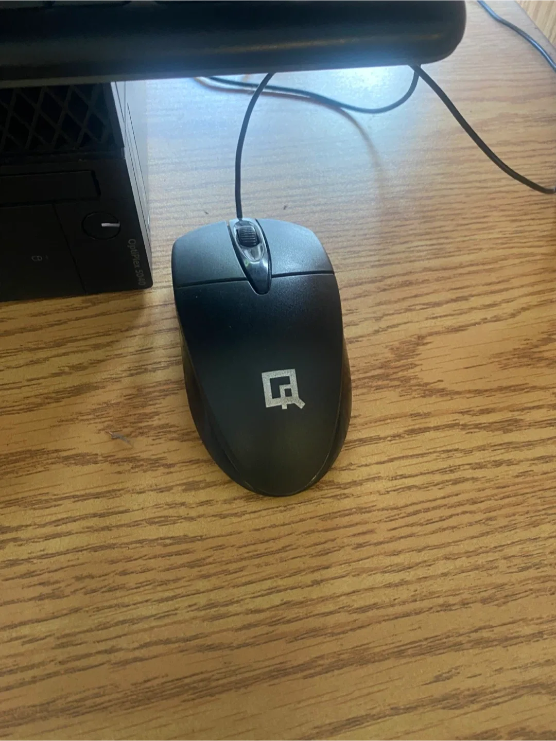 Quietkey Black Computer Mouse