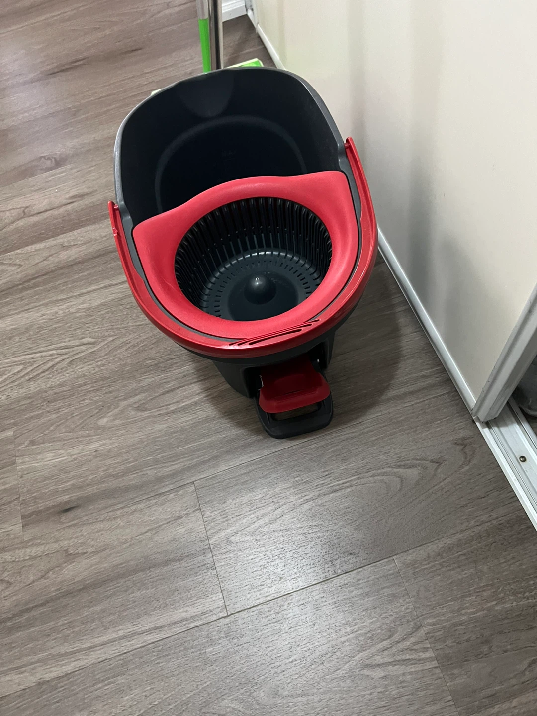 Spin Mop with Bucket - Red & Silver - photo 3