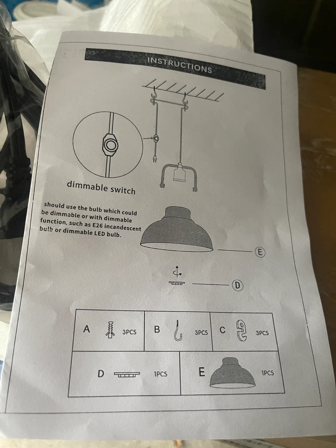 Black Industrial Pendant Light - 11 inch image indicator(6)