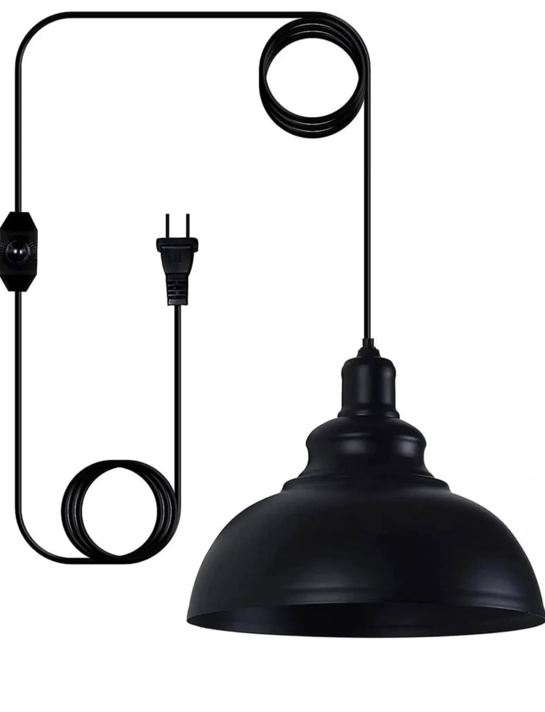 Black Industrial Pendant Light - 11 inch image indicator(9)