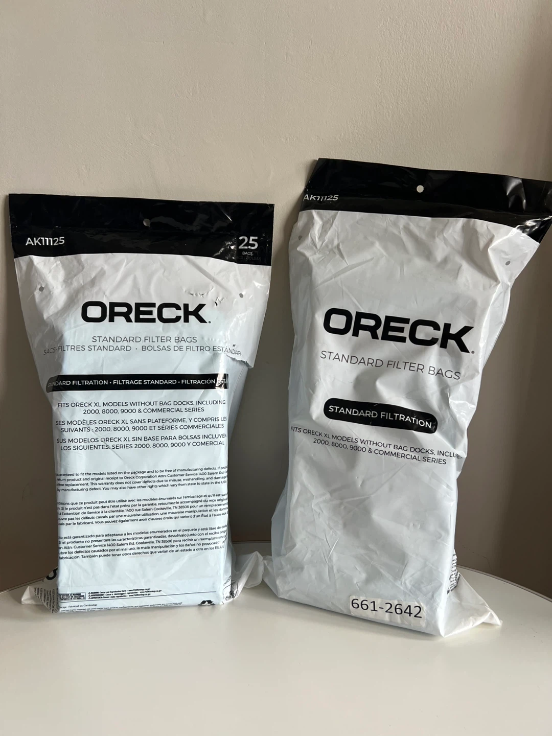 Oreck Standard XL Vacuum Filter Bags - 25 Pack
