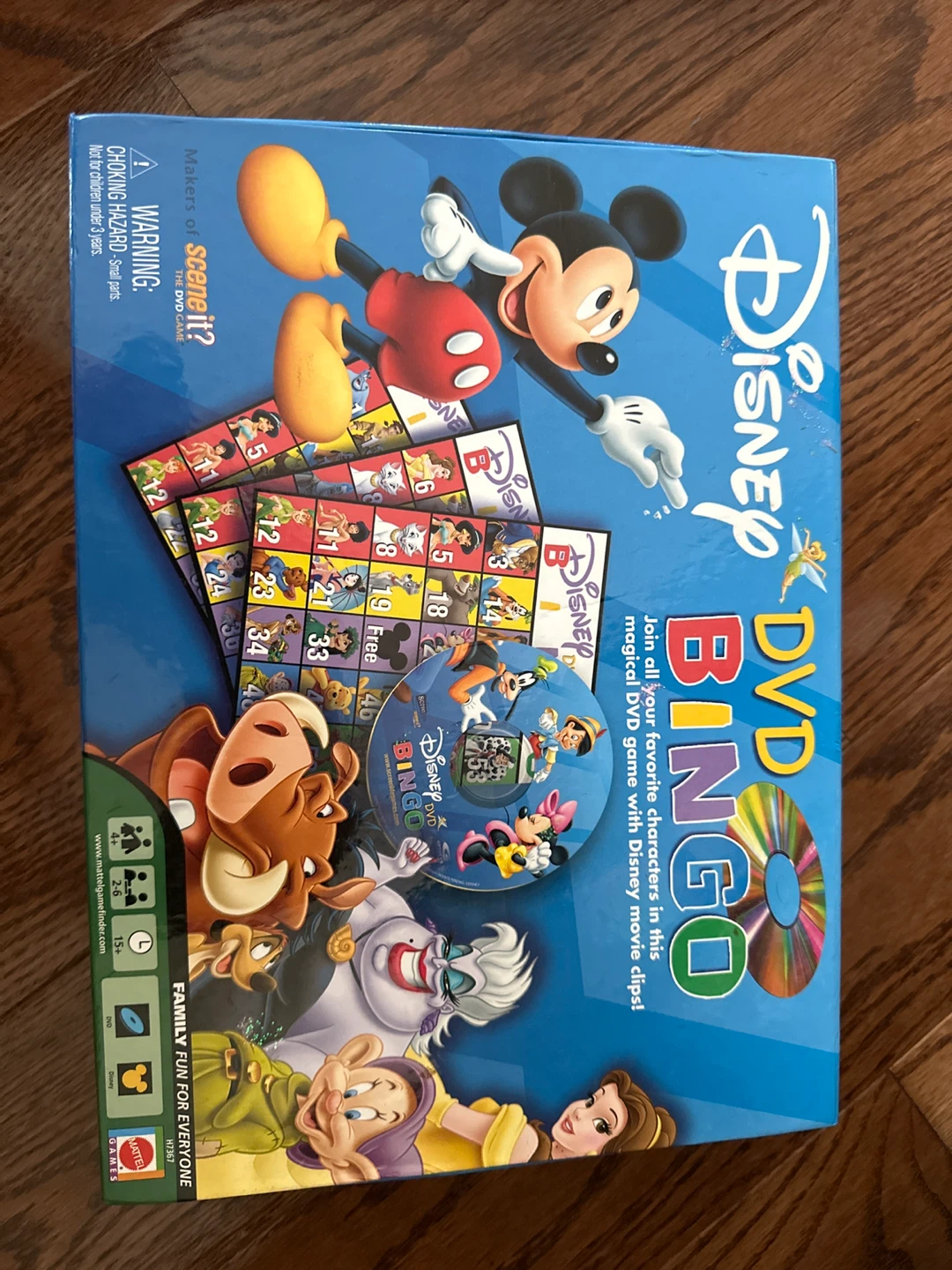 Disney DVD Bingo Game