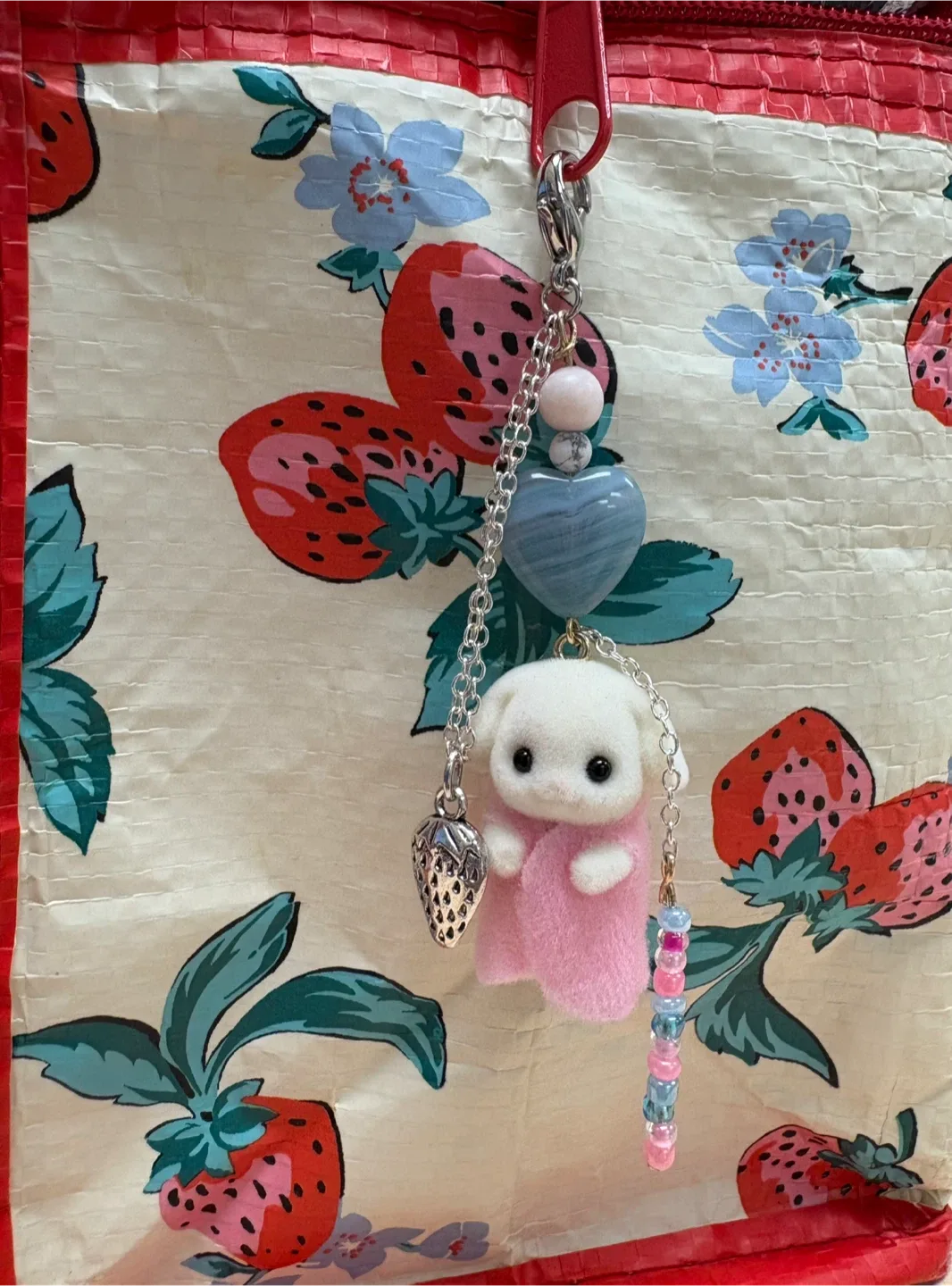 CALICO CRITTERS Custom Charm Keychains! Flora Rabbit Babies! image indicator(2)