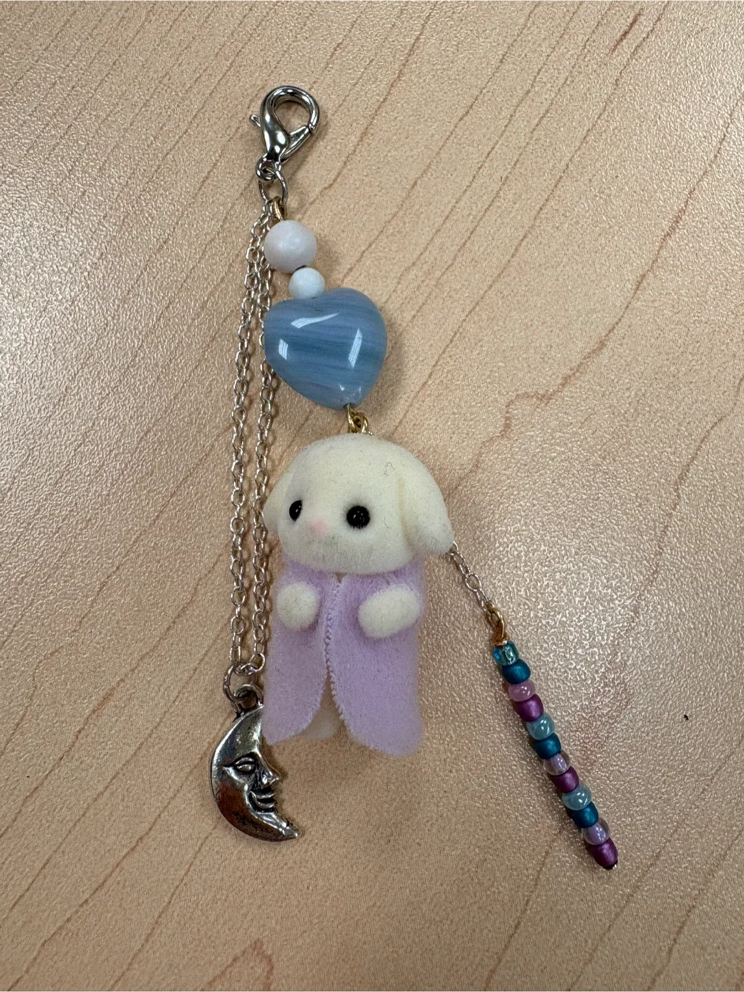 CALICO CRITTERS Custom Charm Keychains! Flora Rabbit Babies! image indicator(4)