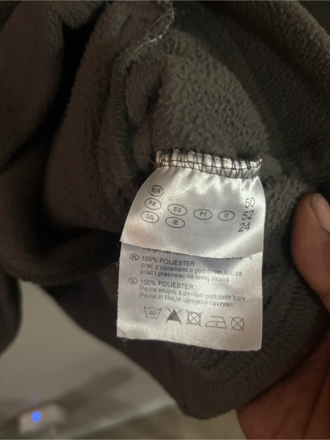 Wind Breaker Style Fleece Jacket - Size 50 - photo 4