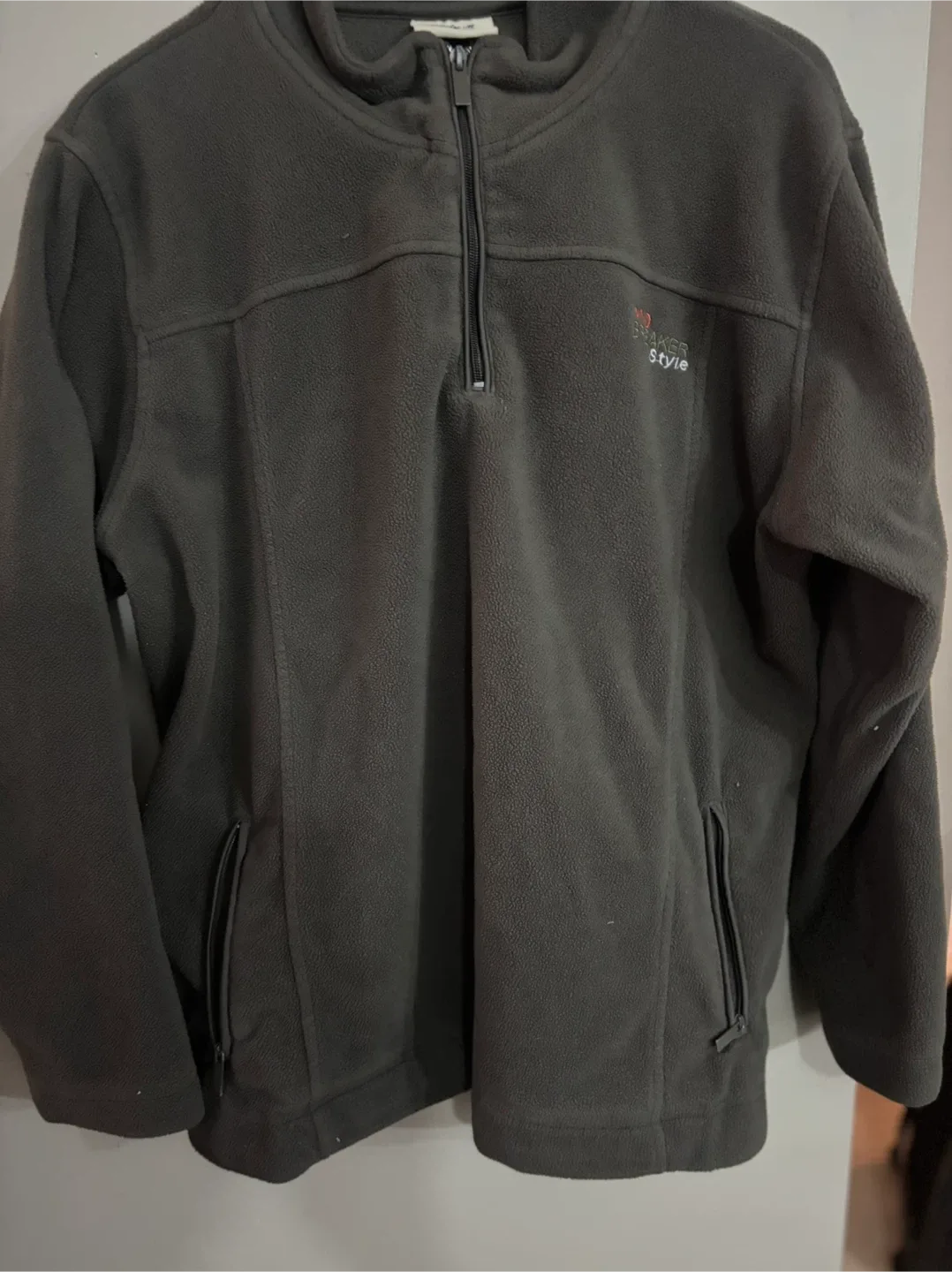 Wind Breaker Style Fleece Jacket - Size 50