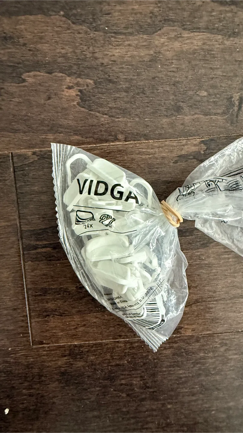 Ikea Vidga Curtain Hook Clips - New