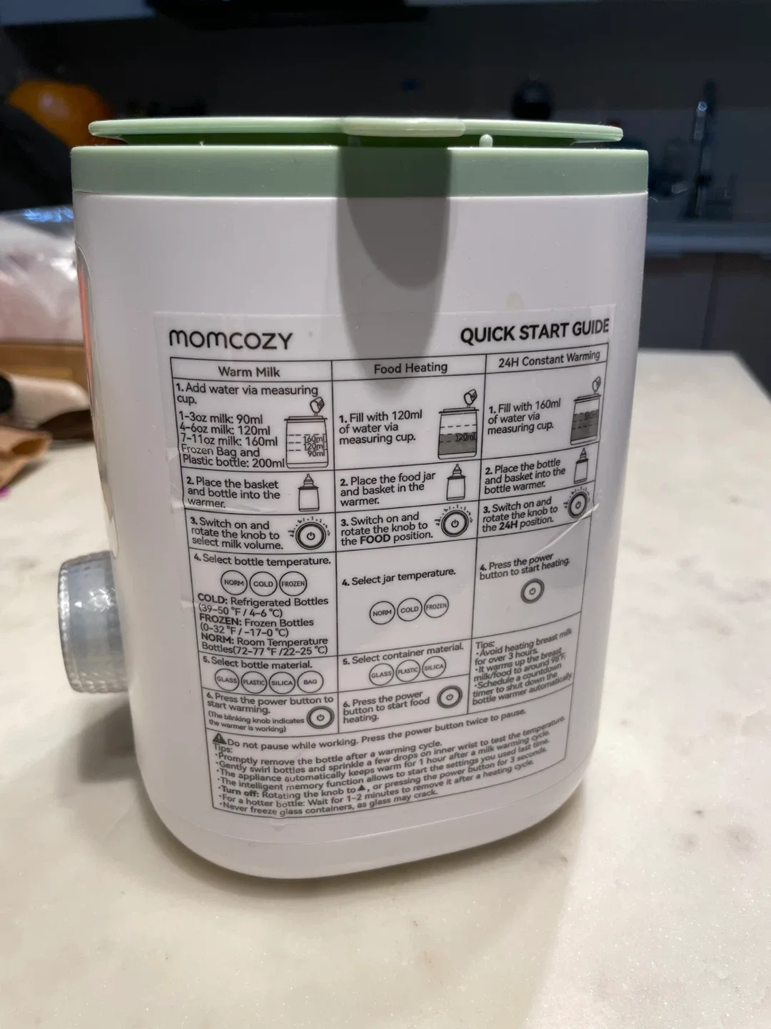 Momcozy Baby Bottle Warmer image indicator(2)