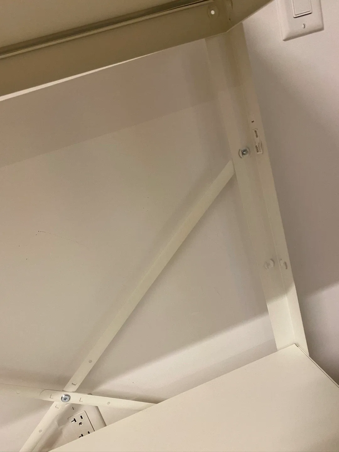 IKEA White 3-Shelf Metal Shelving Unit image indicator(7)
