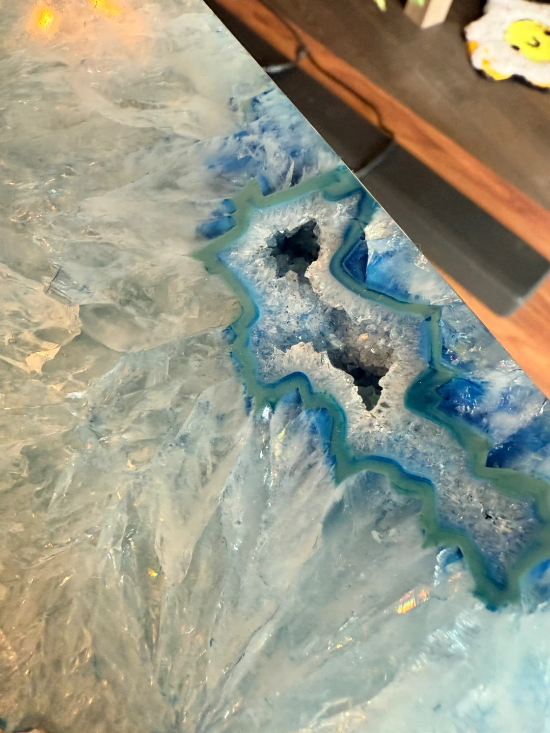 Blue Agate Slice