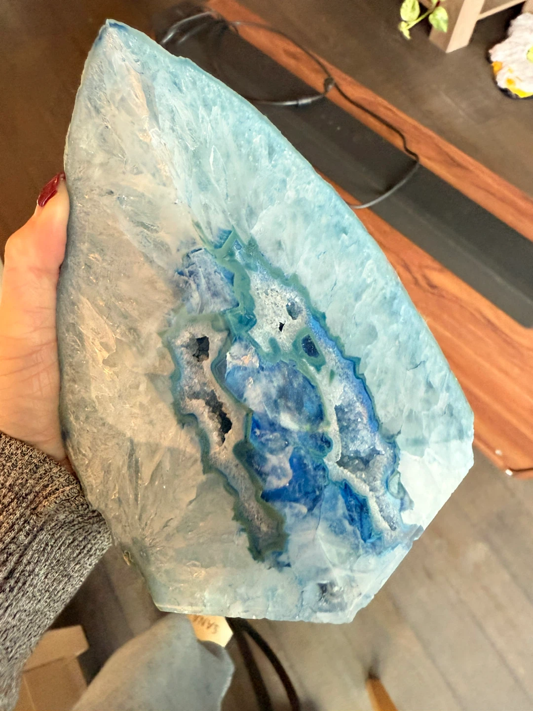 Blue Agate Slice - photo 3